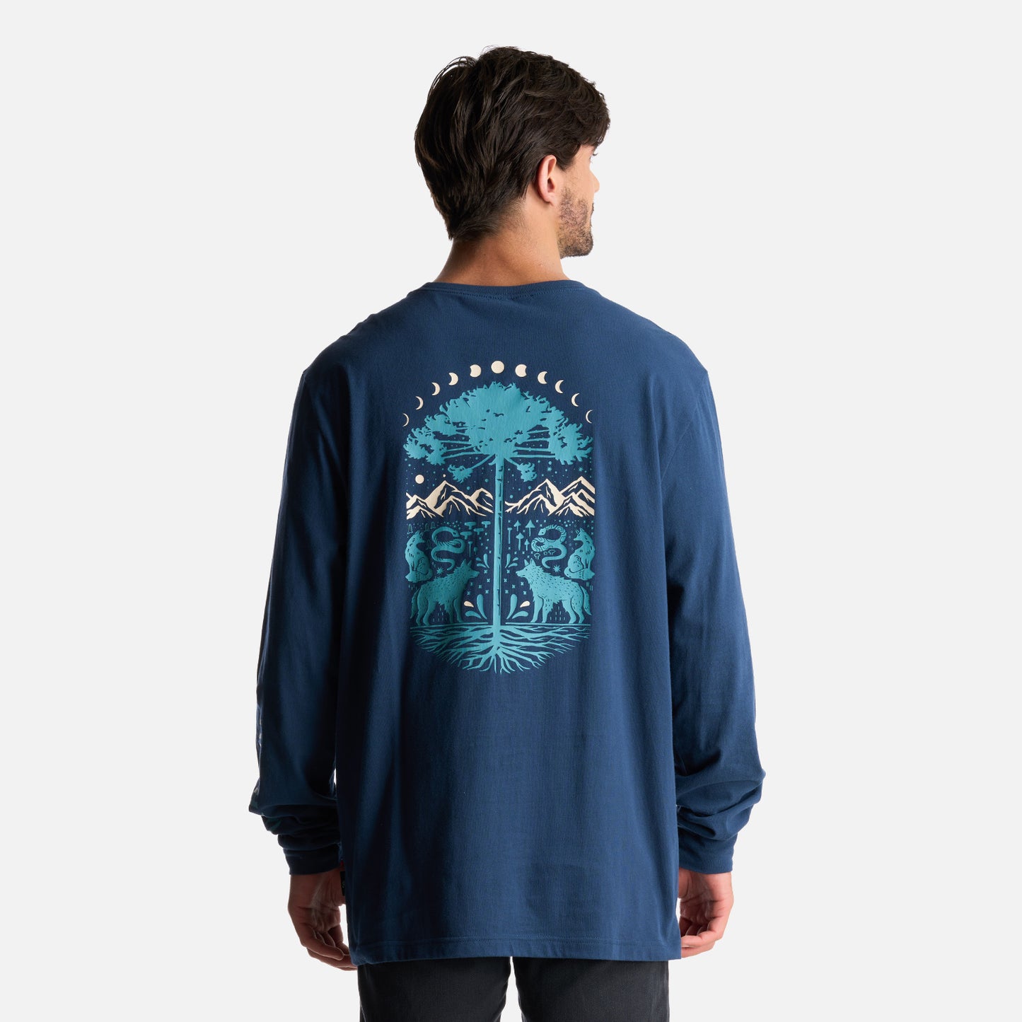 Polera Hombre Norte Sur Azul Oscuro Haka Honu