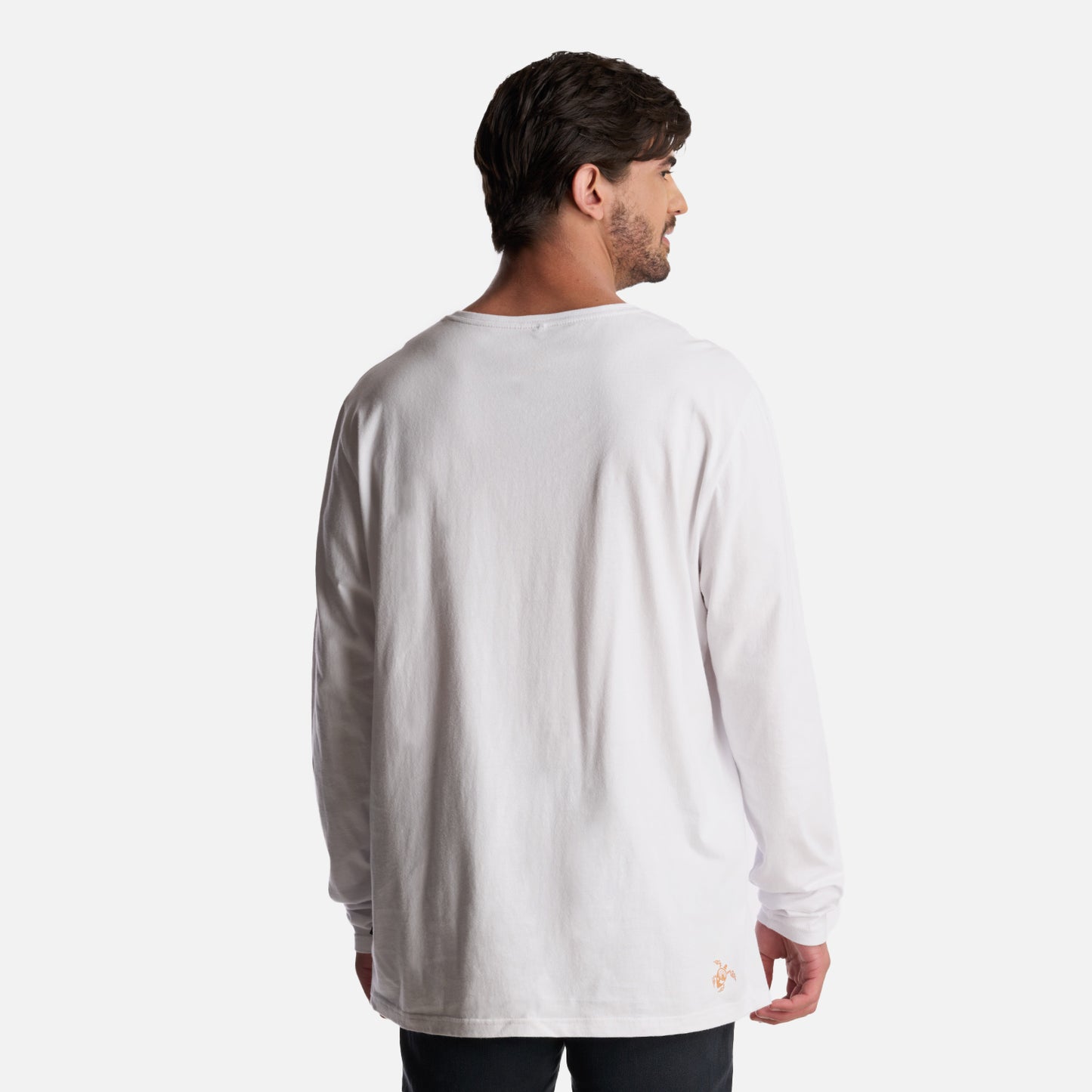 Polera Hombre Polo Larga Blanco Haka Honu