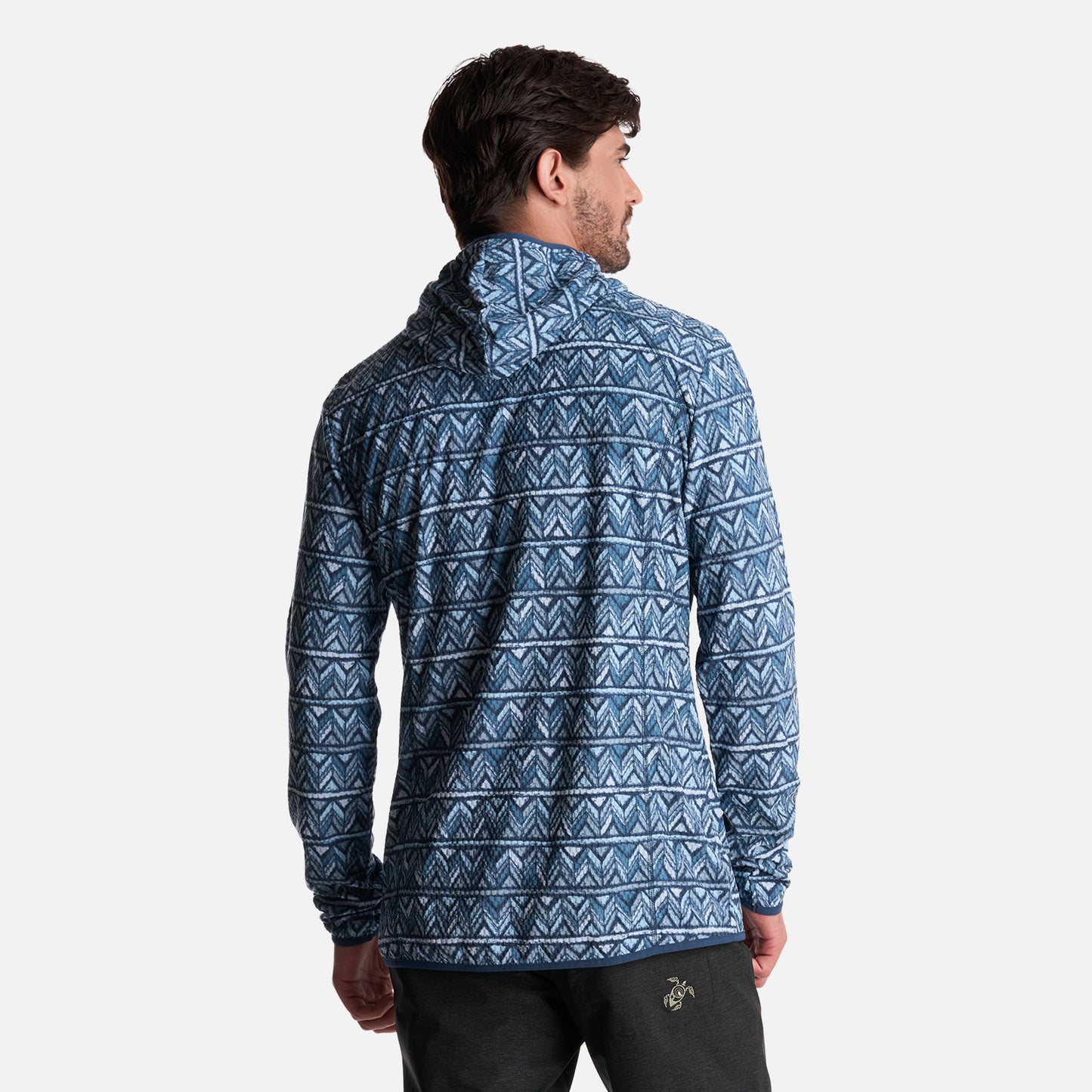 Polerón Hombre Taina Nui Print Azul Haka Honu