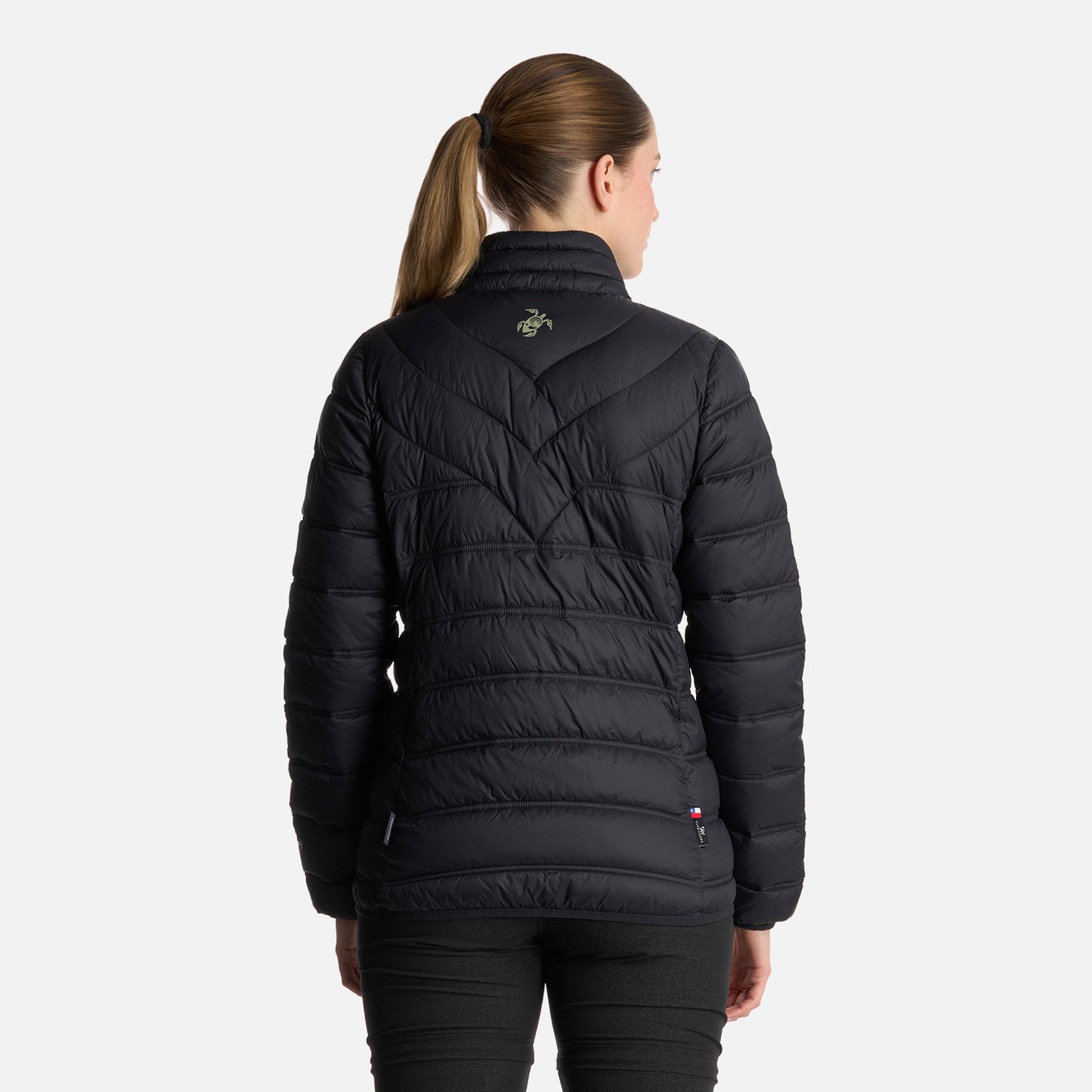 Chaqueta Mujer Ultraliviana Negro Haka Honu