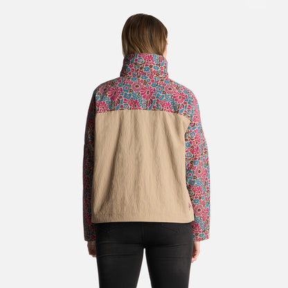 Chaqueta Mujer Hija Del Viento Print Taupe Haka Honu