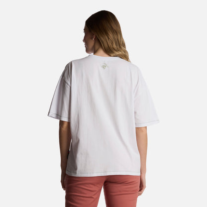 Polera Mujer Gorrión Blanco Haka Honu