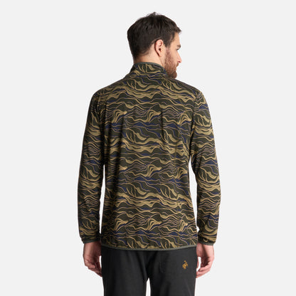 Polerón Hombre Taina Print Verde Militar Haka Honu