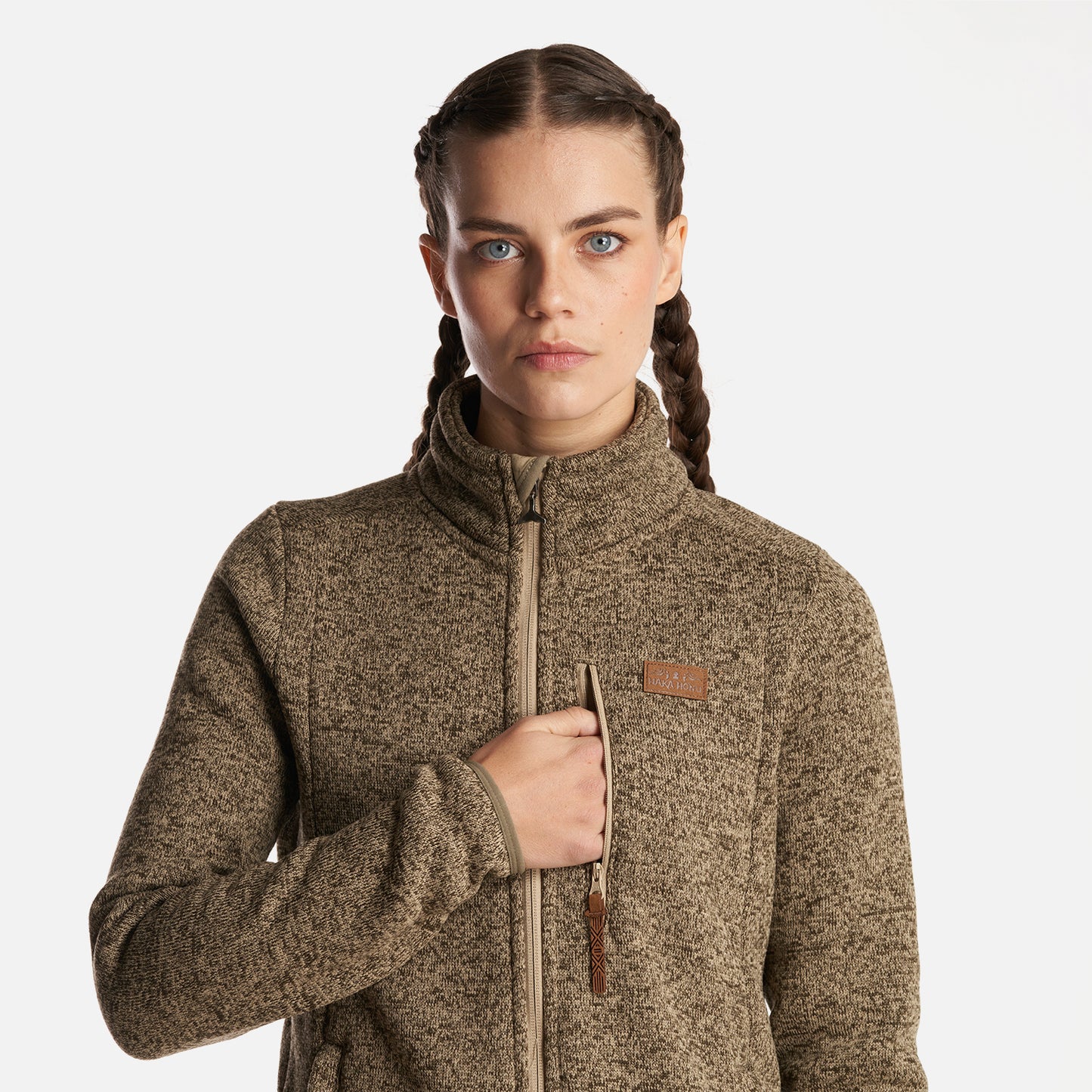 Chaqueta Mujer Vera Beige Haka Honu