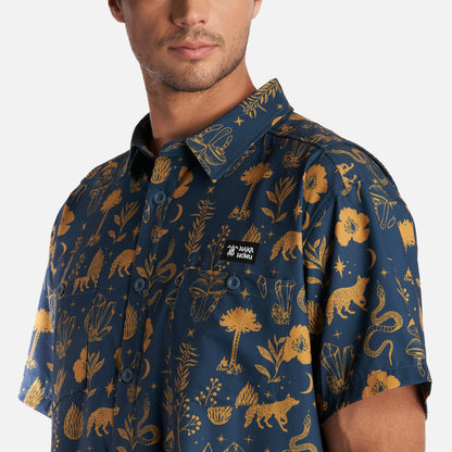 Camisa Hombre Cumbre Manga Corta Petroleo Haka Honu