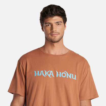 Polera Hombre Logo Cafe Claro Haka Honu