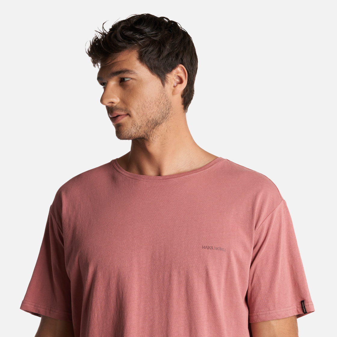 Polera Hombre Natural Palo Rosa Haka Honu