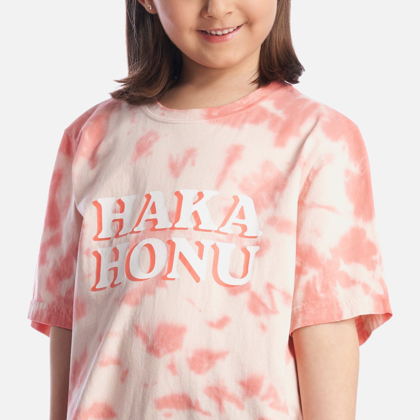 Polera Niña Tormenta Coral Haka Honu