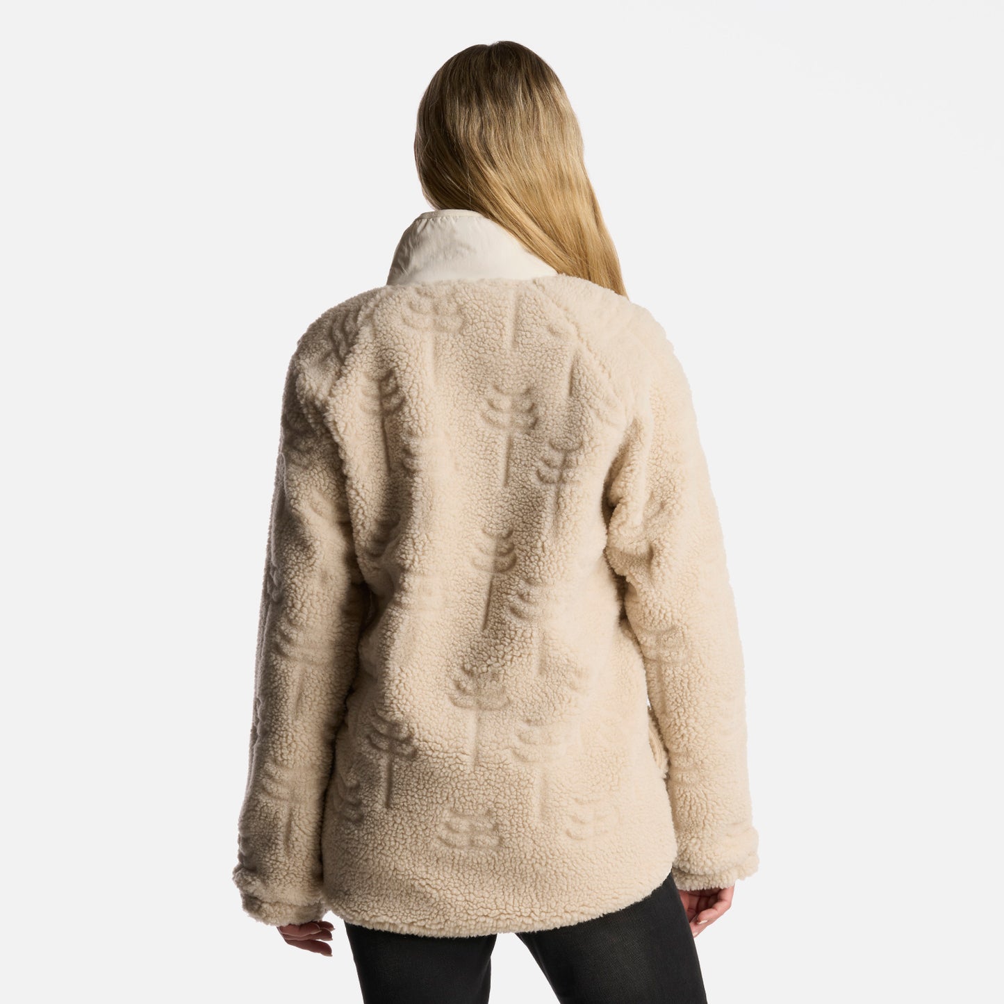 Poleron Mujer Zip-Porrito Beige Haka Honu