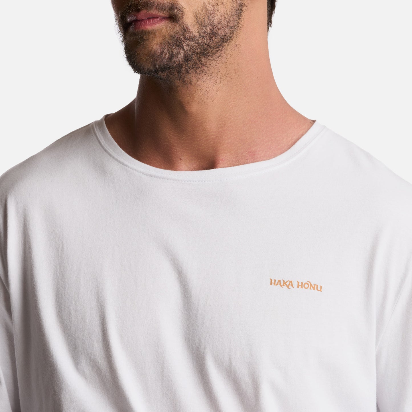 Polera Hombre Polo Larga Blanco Haka Honu