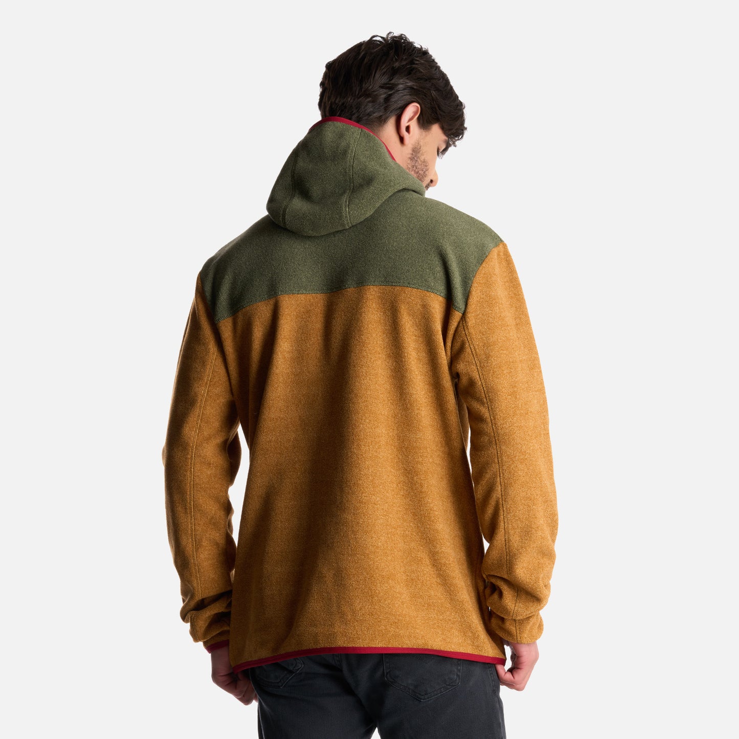 Poleron Hombre Tokerau Hoodie Ocre Haka Honu