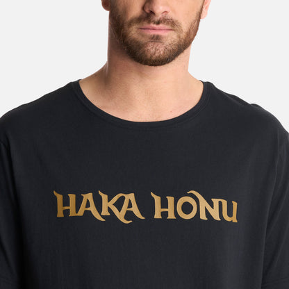 Polera Hombre Logo Negro Haka Honu