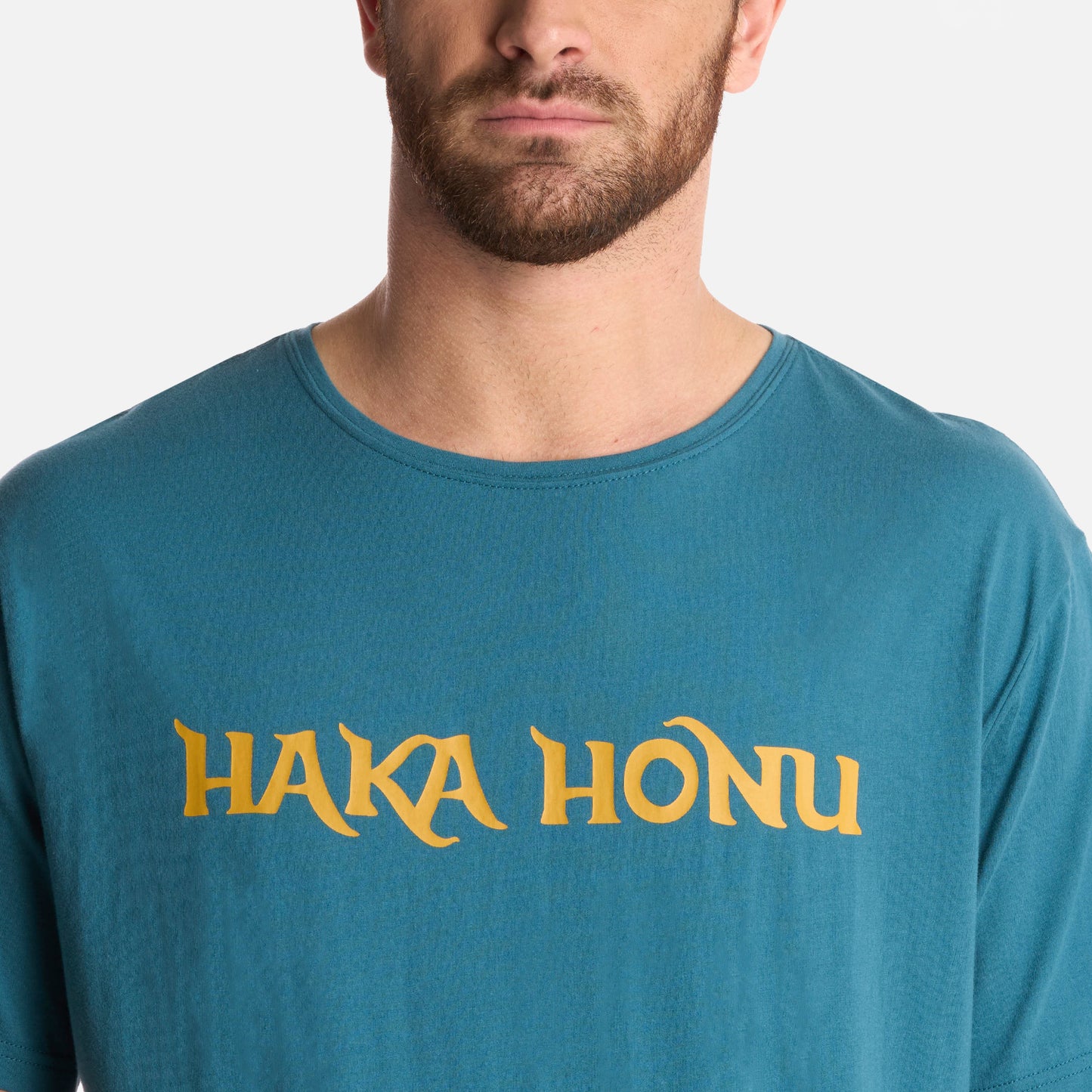 Polera Hombre Logo Petroleo Haka Honu