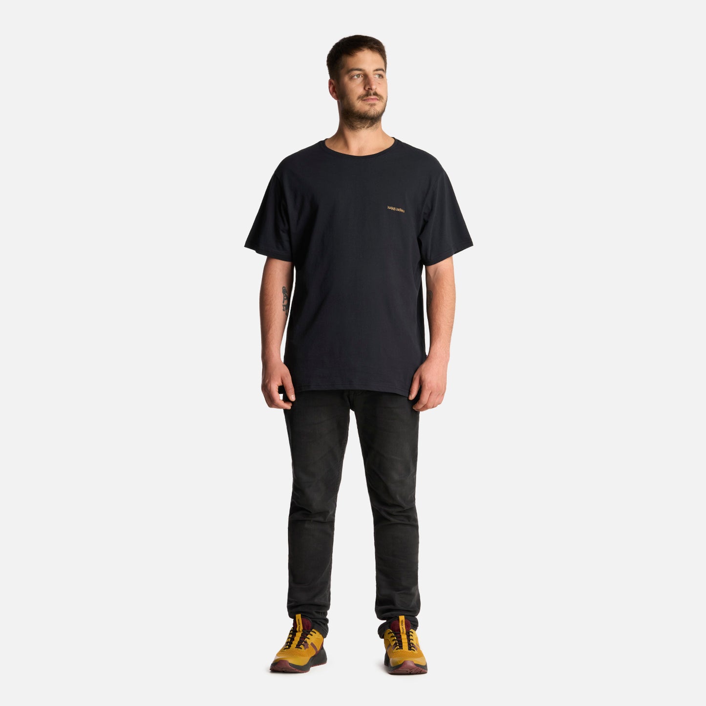 Polera Hombre Polo Negro Haka Honu