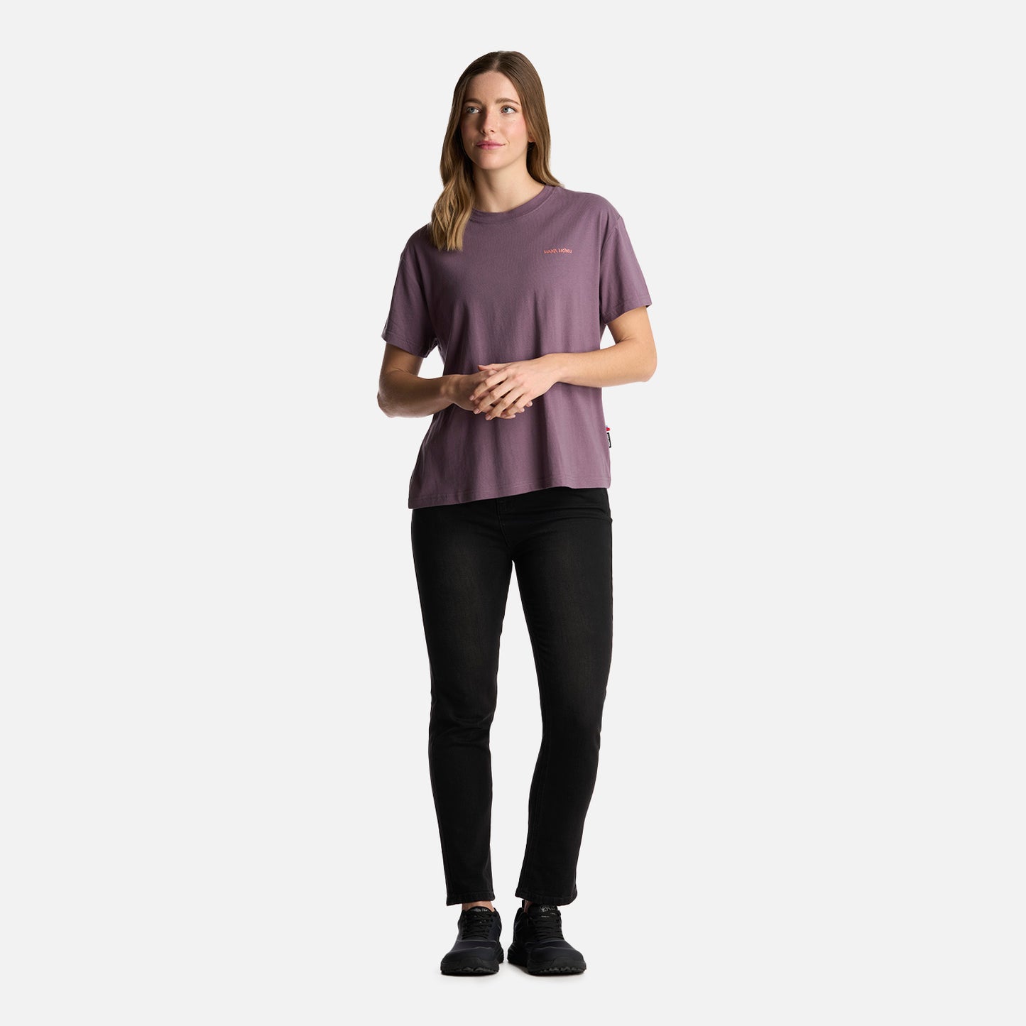 Polera Mujer Polo Morado Claro Haka Honu