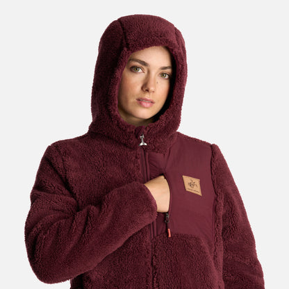 Chaqueta Mujer Bi-Polar Burdeo Haka Honu