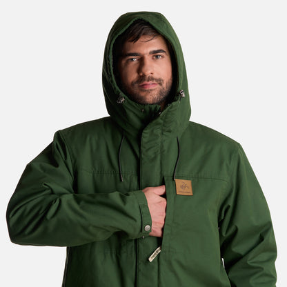 Chaqueta Hombre Valle Invernal Verde Militar Haka Honu