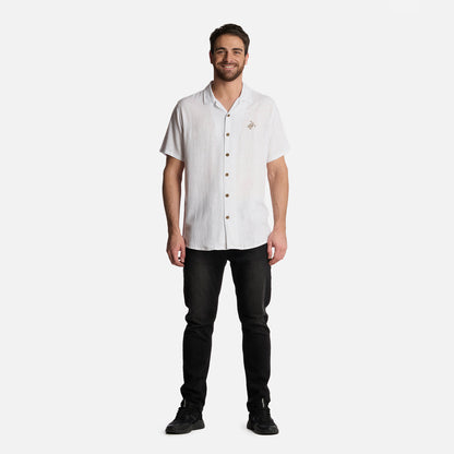 Camisa Hombre Linaje Blanco Haka Honu