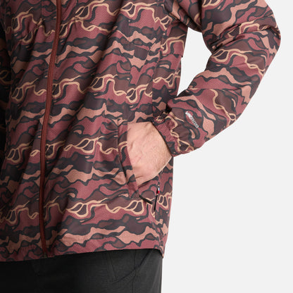 Chaqueta Hombre Aperrao Print Vino Haka Honu