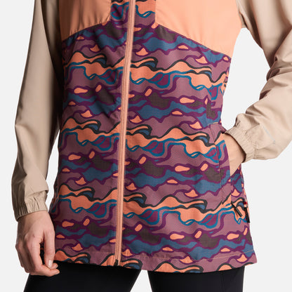 Chaqueta Mujer Aperrao Print Salmon Haka Honu