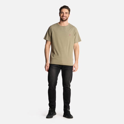 Polera Hombre Vive Fuera Verde Oliva Haka Honu