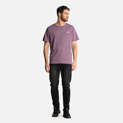 Polera Hombre Araucaria Milenaria Morado Claro Haka Honu