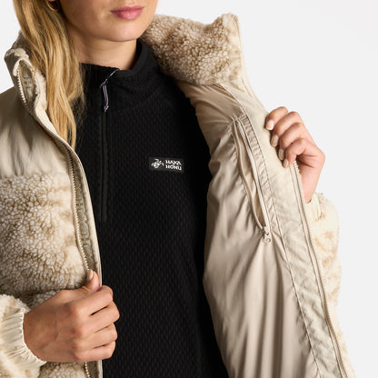 Chaqueta Mujer Bombastic Print Beige Haka Honu