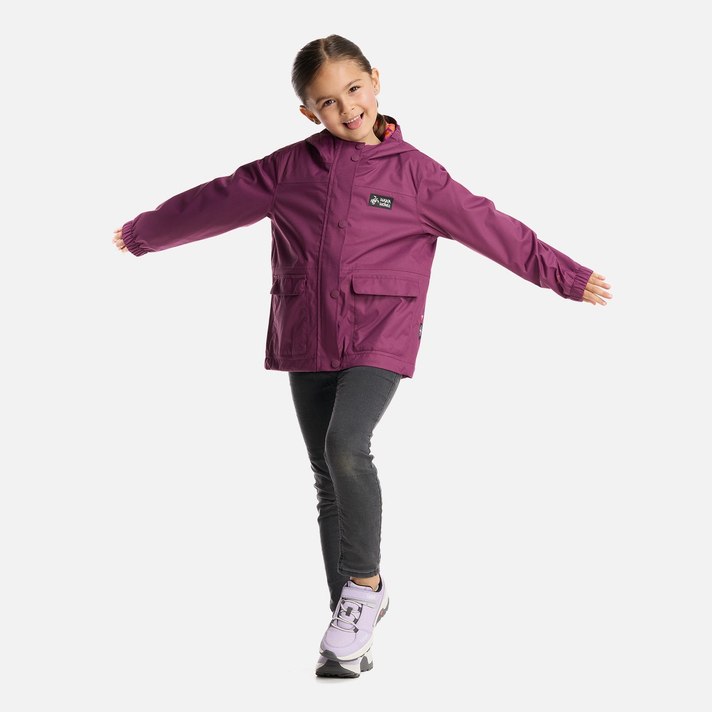 Chaqueta Niña Mini Kauai Morado Haka Honu