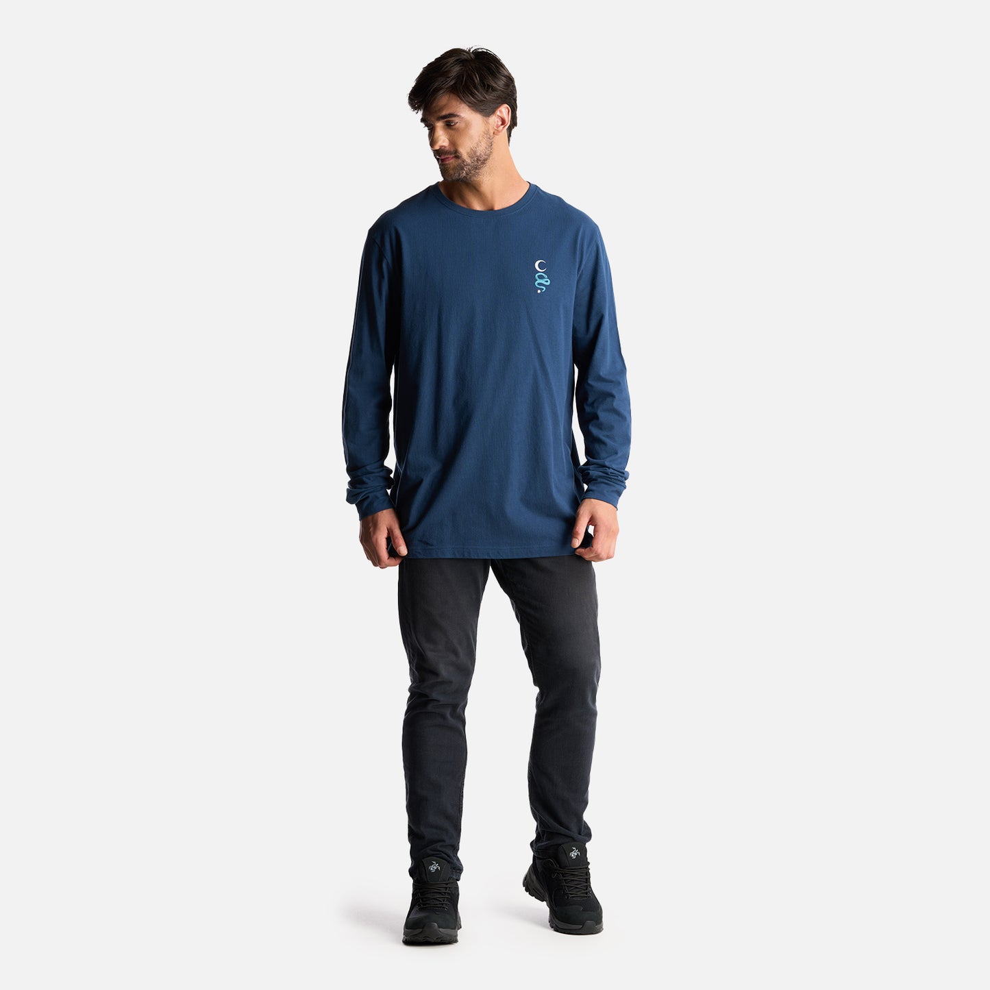 Polera Hombre Norte Sur Azul Oscuro Haka Honu