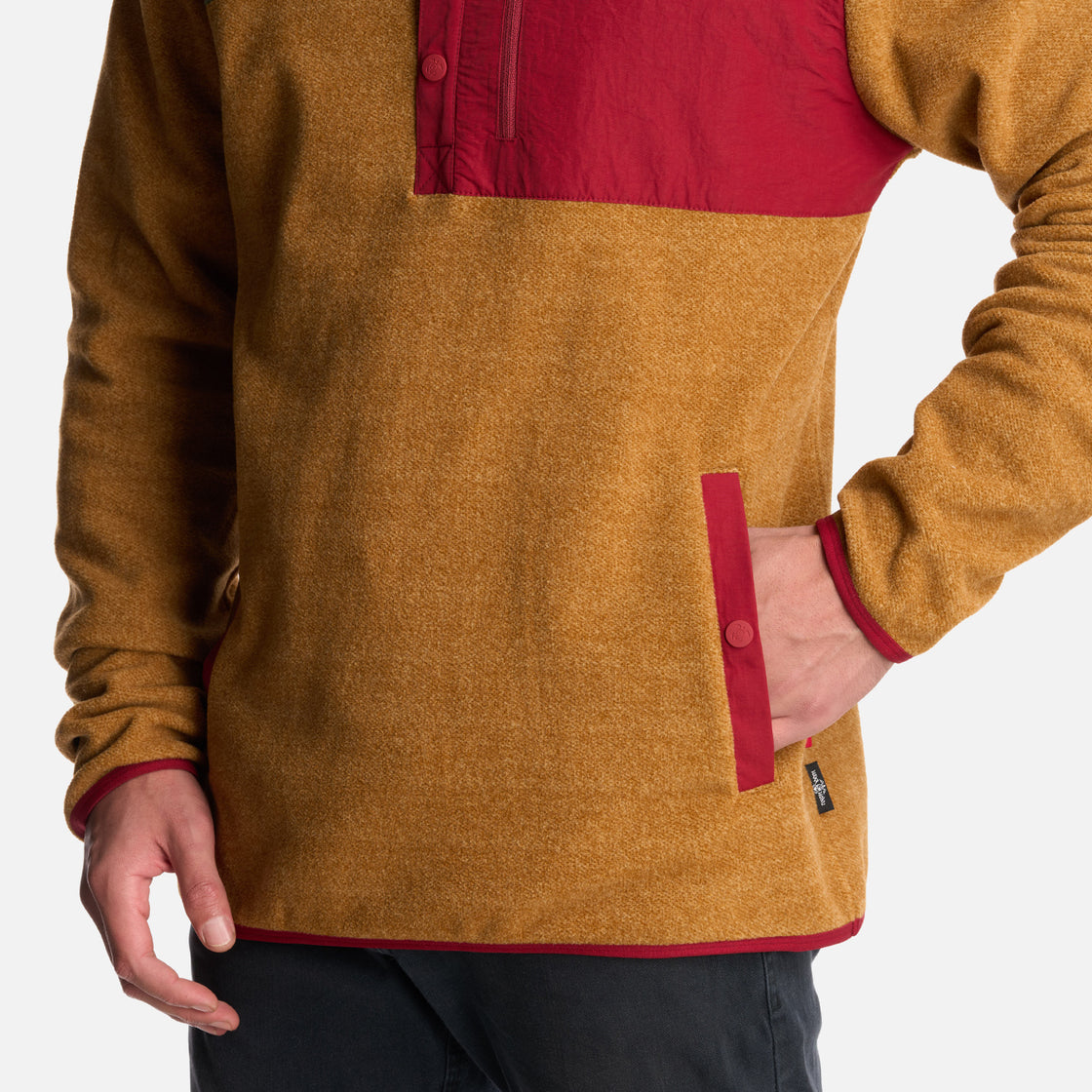 Poleron Hombre Tokerau Hoodie Ocre Haka Honu