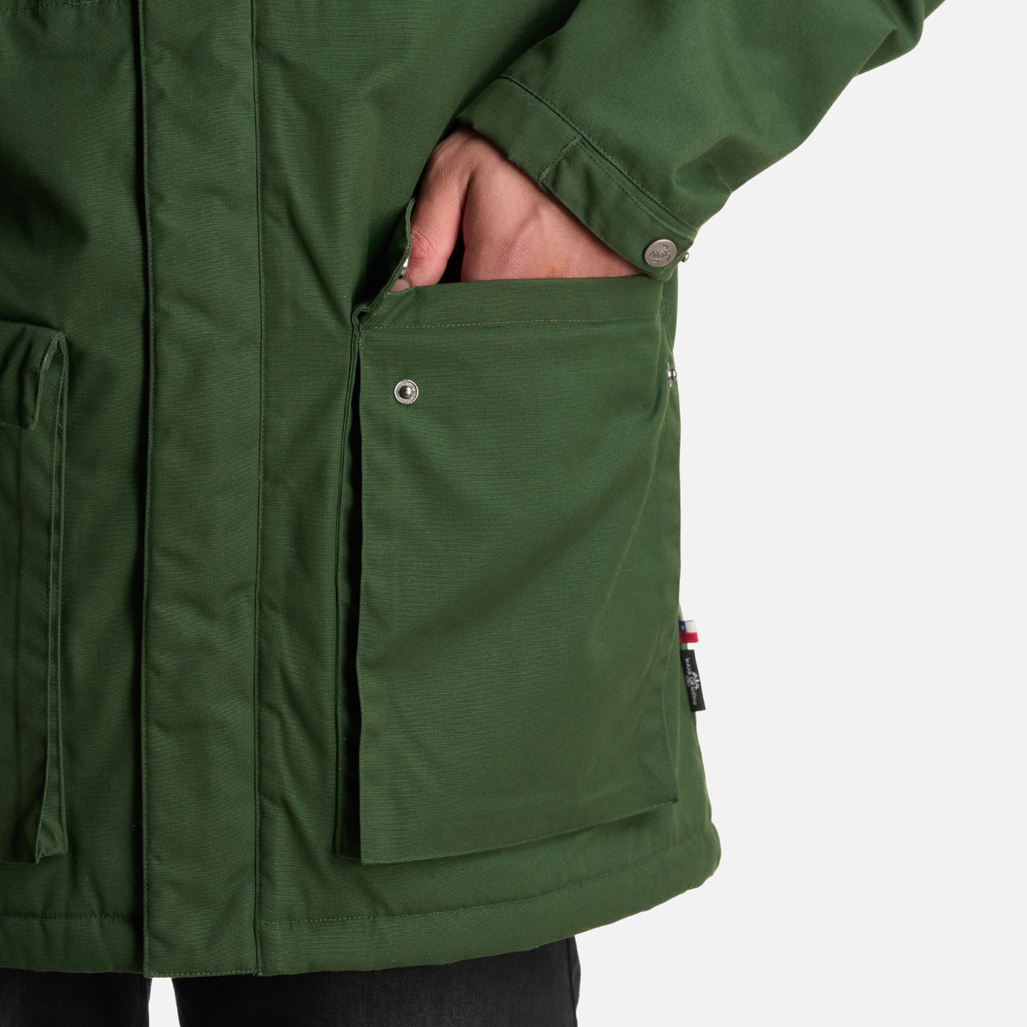 Chaqueta Hombre Valle Invernal Verde Militar Haka Honu