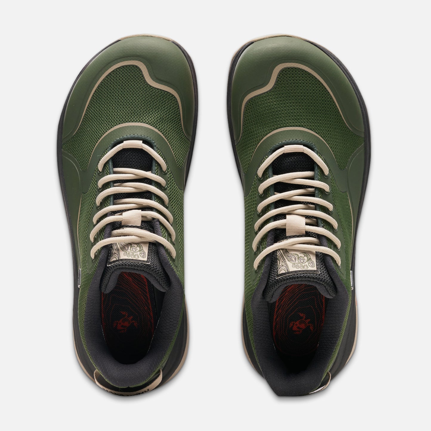 Zapato Hombre Nomade Baja Verde Militar Haka Honu