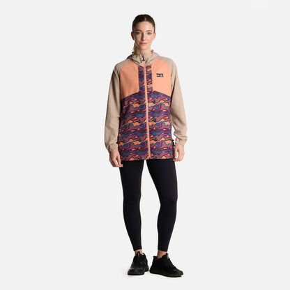 Chaqueta Mujer Aperrao Print Salmon Haka Honu