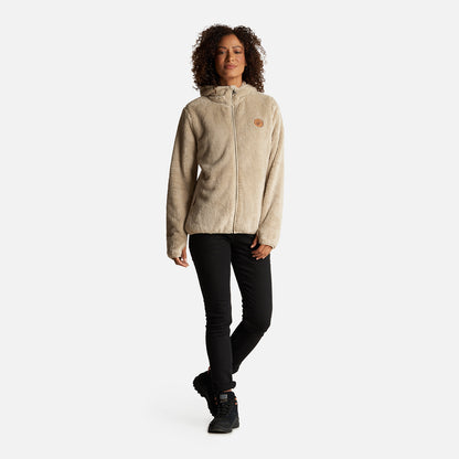 Chaqueta Mujer Calur-oso Beige Haka Honu