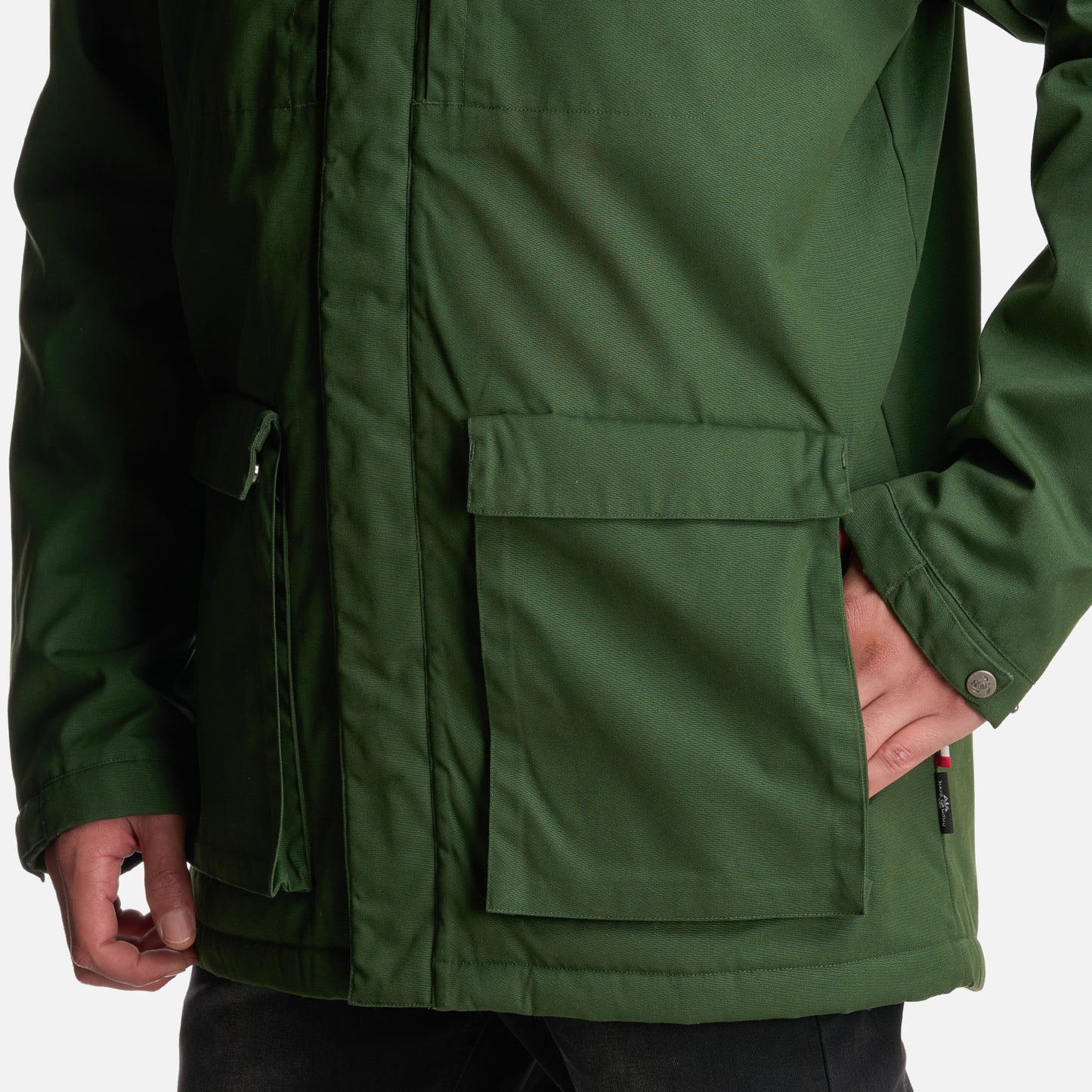 Chaqueta Hombre Valle Invernal Verde Militar Haka Honu