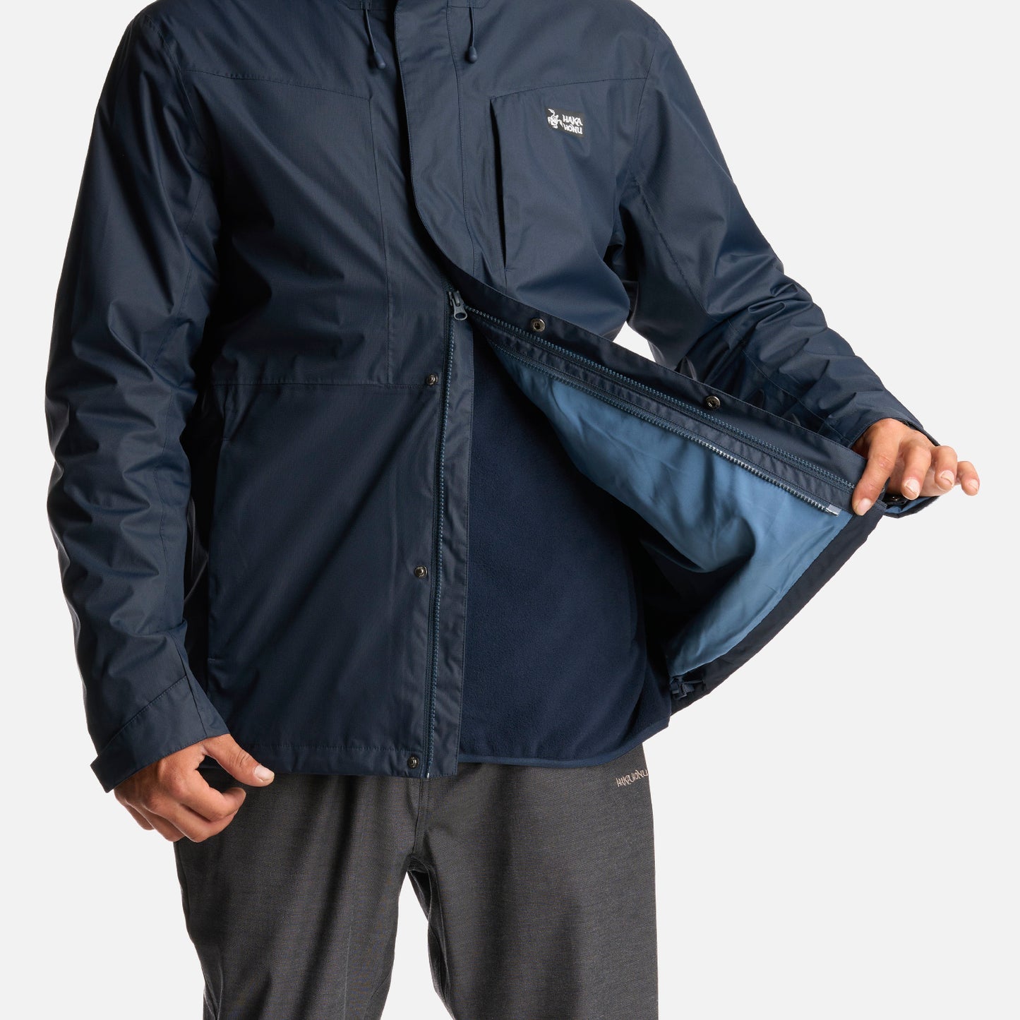 Chaqueta Hombre Corteza Azul Marino Haka Honu