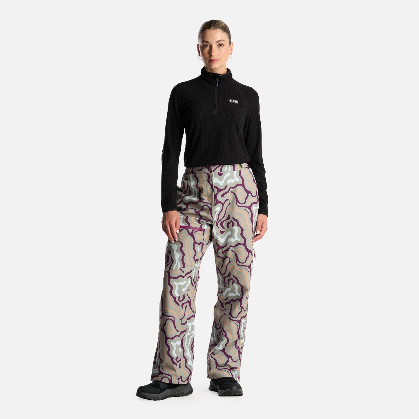 Pantalon Mujer Kunk Print Verde Claro Haka Honu