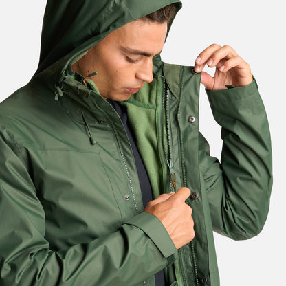 Chaqueta Hombre Corteza Verde Militar Haka Honu