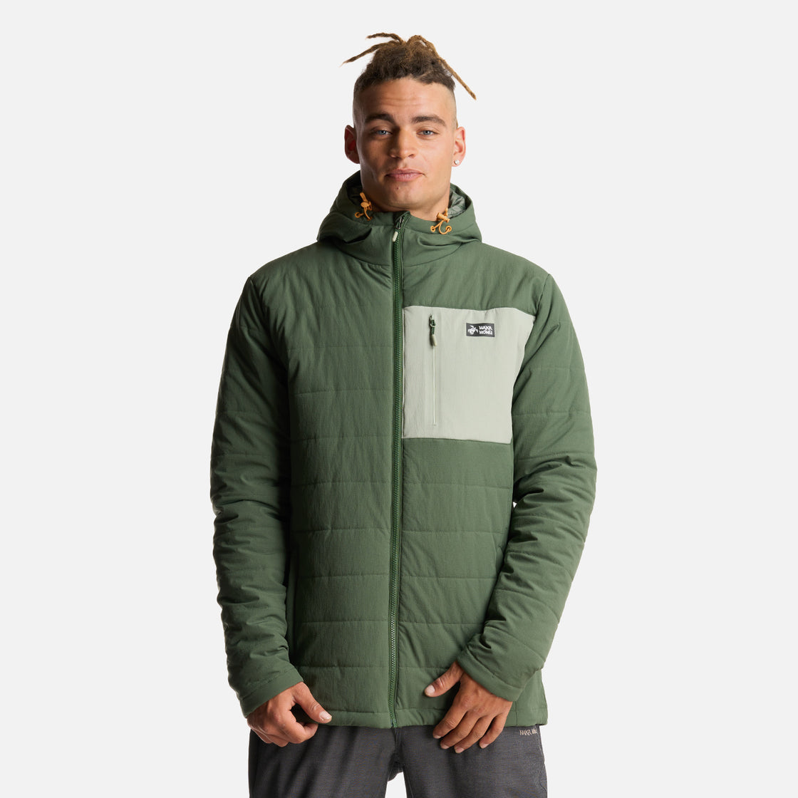 Chaqueta Hombre Perro Guapo Pro Verde Militar Haka Honu