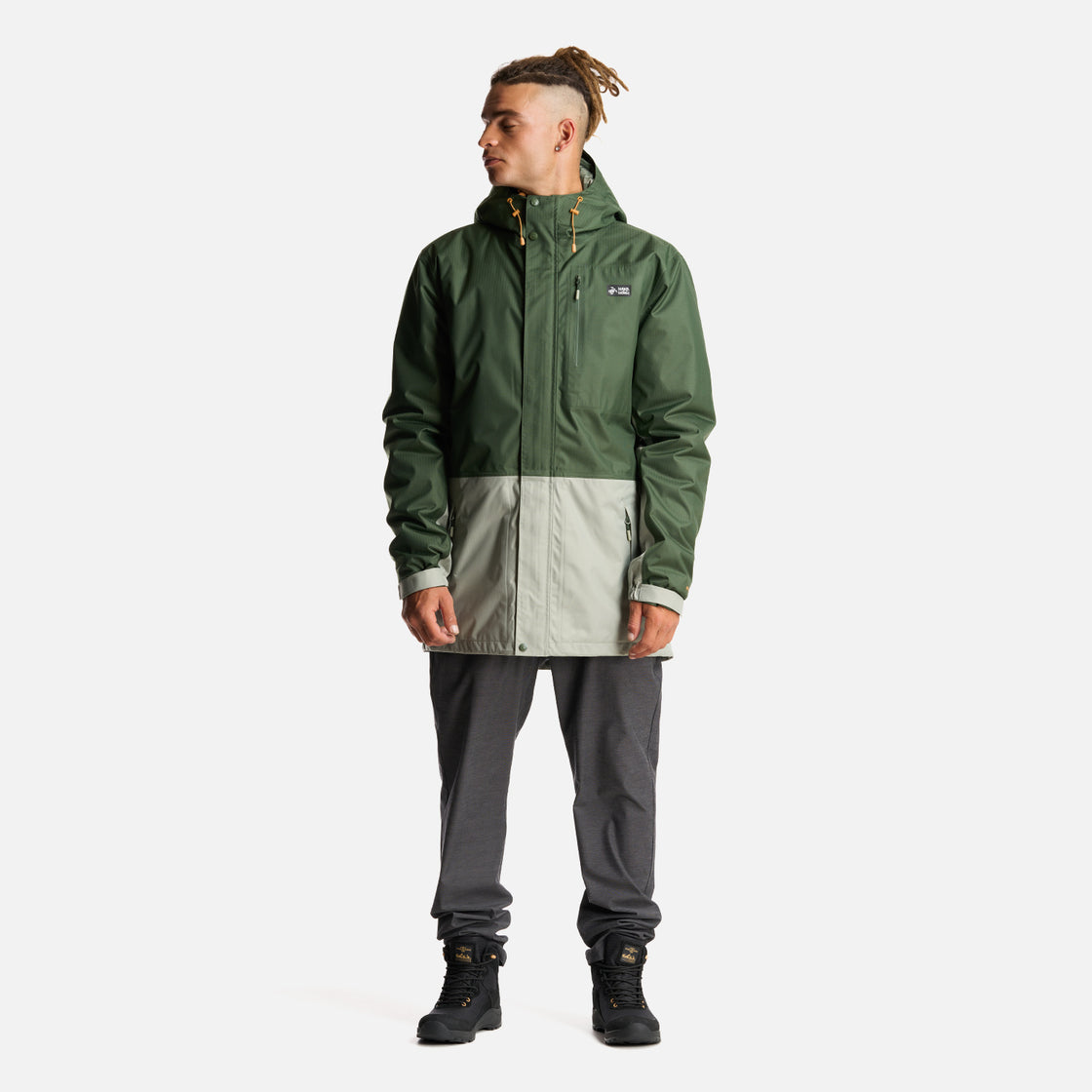 Chaqueta Hombre Perro Guapo Pro Verde Militar Haka Honu