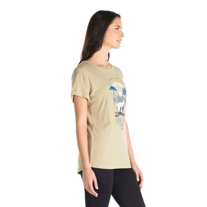 Polera Mujer Polo Beige Haka Honu