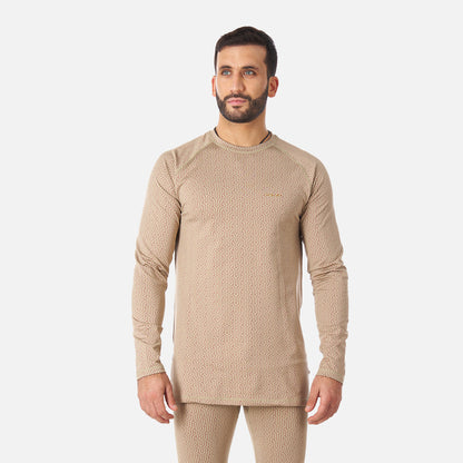 Primera Capa Hombre Huemul Top Print Beige Haka Honu