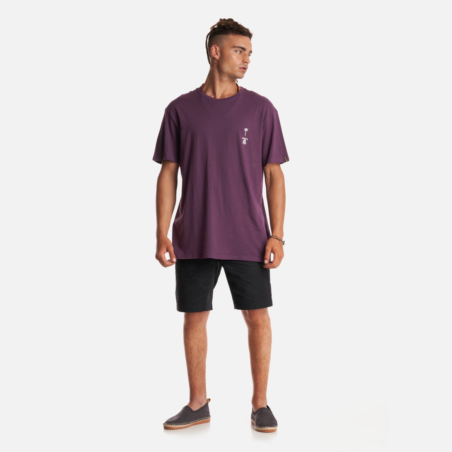 Polera Hombre Amanecer Morado Haka Honu