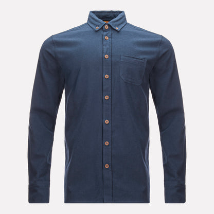 Camisa Hombre Clásica Azul Marino Haka Honu