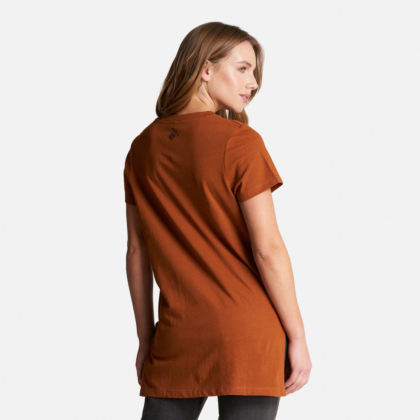 Polera Mujer Natural Terracota Haka Honu