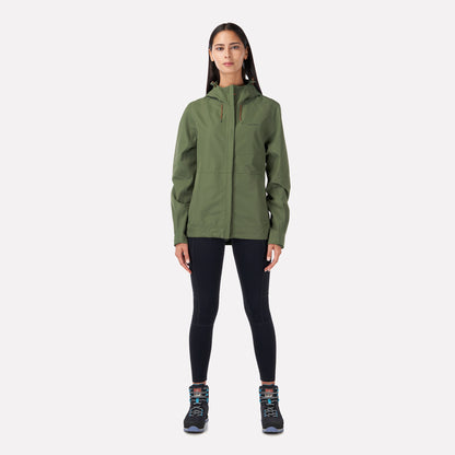 Chaqueta Mujer Agua-zero Verde Militar Haka Honu