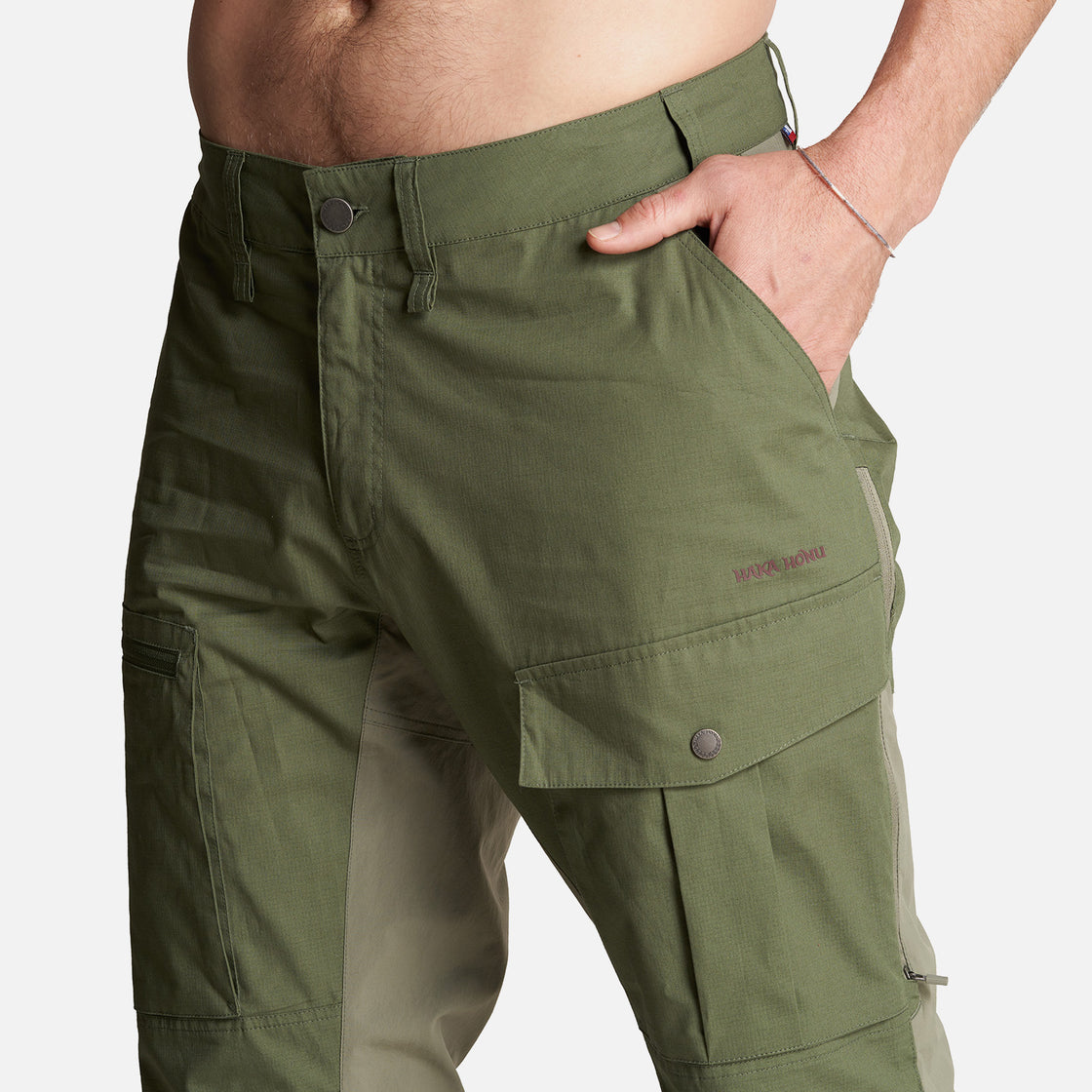 Pantalon Hombre Boina Negra Verde Militar Haka Honu