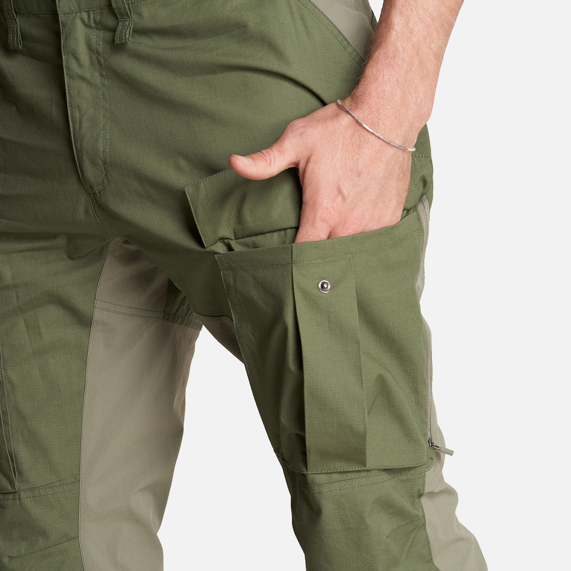 Pantalon Hombre Boina Negra Verde Militar Haka Honu