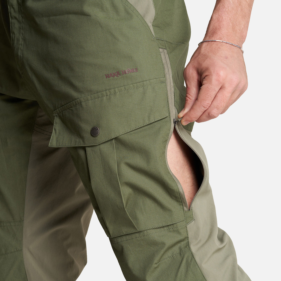 Pantalon Hombre Boina Negra Verde Militar Haka Honu