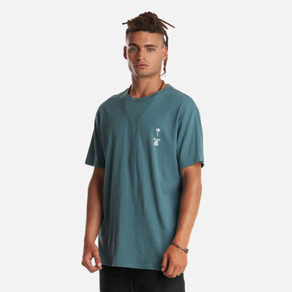 Polera Hombre Amanecer Verde Grisaceo Haka Honu